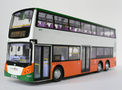 两层公交车模型