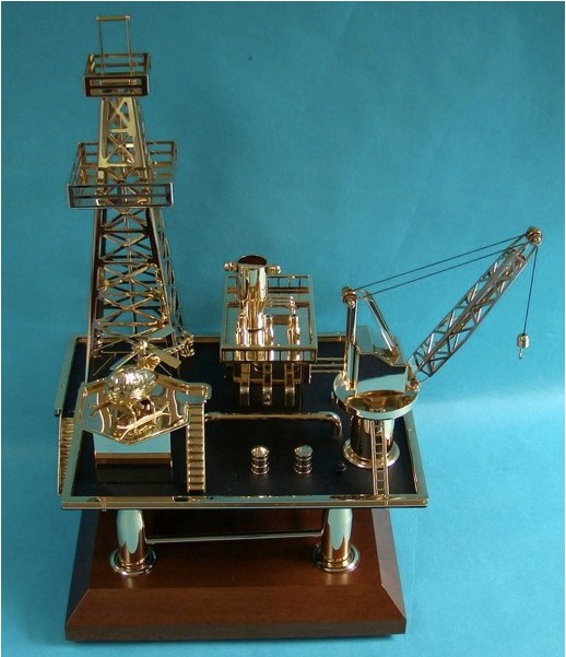 石油钻井平台模型