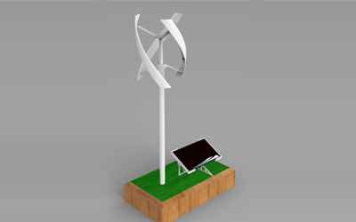 H型垂直轴风机模型