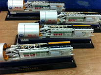 中铁三局集团有限公司--盾构机模型 中铁三局集团有限公司--盾构机模型