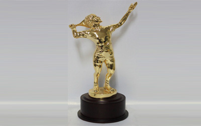 网球金属奖杯